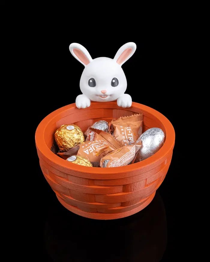 Cestino di Pasqua con Coniglietto