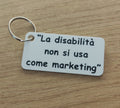 La disabilità non si usa come marketing