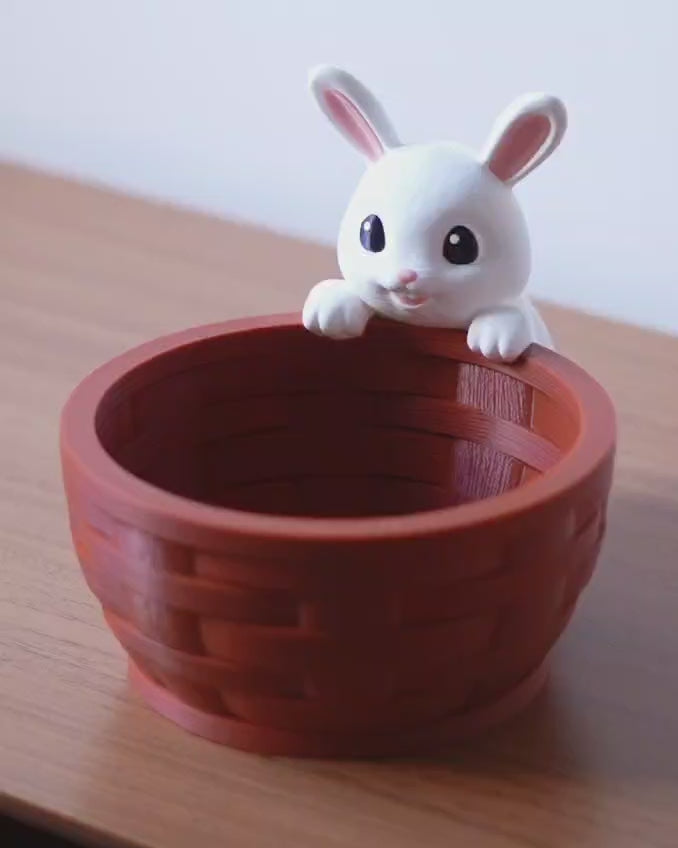 Cestino di Pasqua con Coniglietto